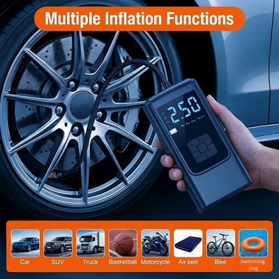 Road Ready Mini Inflator – Compact Digital Tire Inflator for Emergency Roadside Use