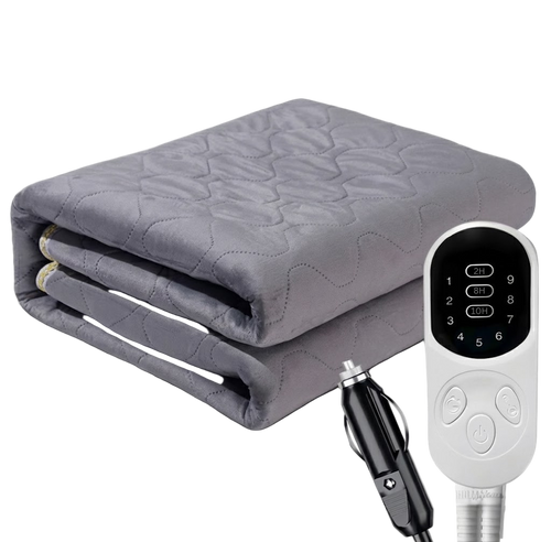 Ember Throw – Soft Fleece Heated Car Blanket with Plug-In Power & Rapid Warmth