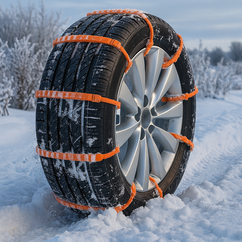 Zip Treads – Reusable Emergency Tire Traction Straps for Snow, Ice & Mud (Universal Fit, Pack of 10)