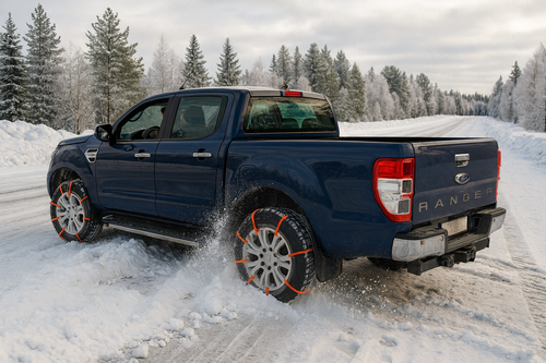 Zip Treads – Reusable Emergency Tire Traction Straps for Snow, Ice & Mud (Universal Fit, Pack of 10)